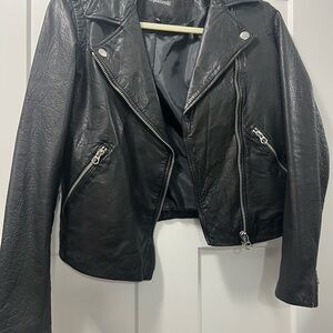 The Washed Leather Motorcycle Jacket